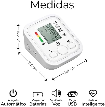 MEDIDOR DE PRESION ARTERIAL DE BRAZO ZK-B869
