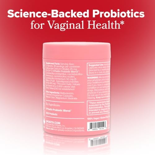 URO Probiótico Vaginal para Mujeres – pH Balanceado, Flora Íntima Saludable, Olor Fresco, Prebióticos + Lactobacillus, 60 Cápsulas