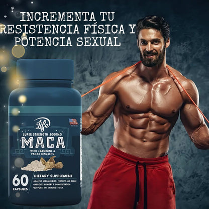 🔥 Maca Peruana Orgánica | Energía, Libido y Vitalidad Natural