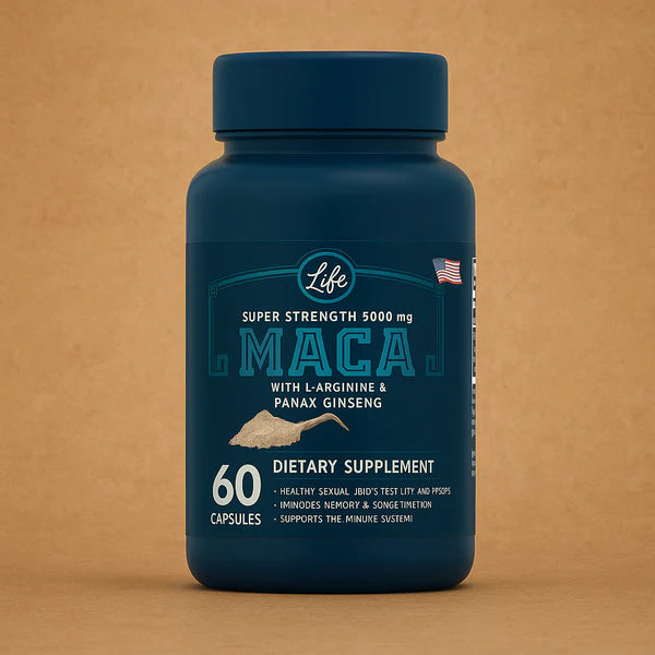 🔥 Maca Peruana Orgánica | Energía, Libido y Vitalidad Natural